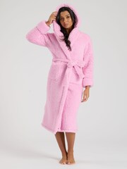 Loungeable Chunky Sherpa Hooded Midaxi Robe - Imagen 2 de 6
