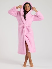 Loungeable Chunky Sherpa Hooded Midaxi Robe - Imagen 3 de 6