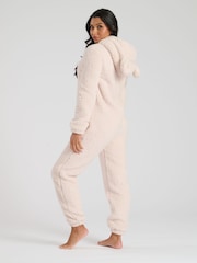 Loungeable Cream Sherpa XL Ears Teddy All-In-One - Image 4 of 6