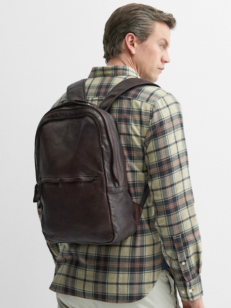 Oliver Sweeney Calf Leather Brown Backpack - Image 1 of 5