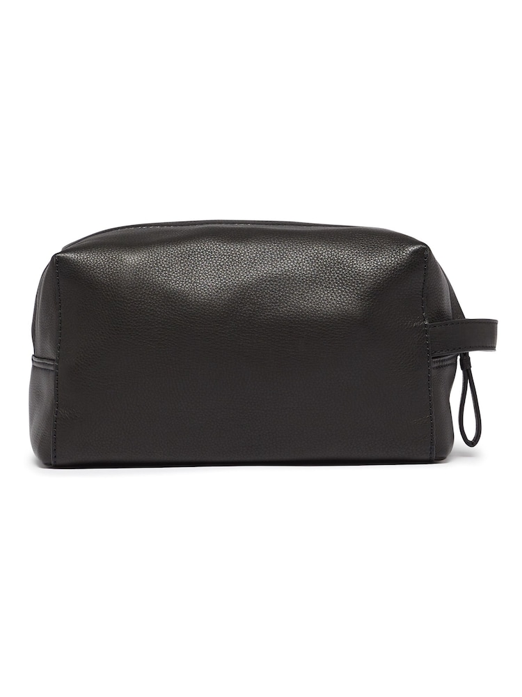 Oliver Sweeney Calf Leather Black Washbag - Image 2 of 4