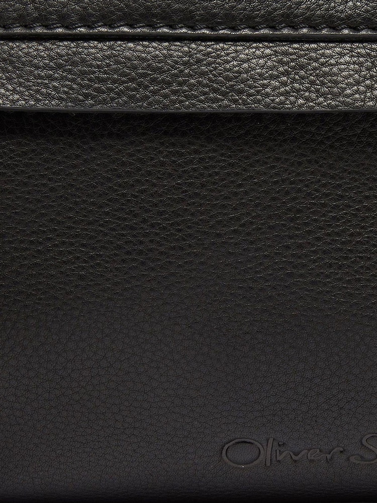 Oliver Sweeney Calf Leather Black Washbag - Image 4 of 4