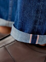Oliver Sweeney Blue 100% Cotton 12oz Stone Washed Denim Jeans - Image 5 of 6