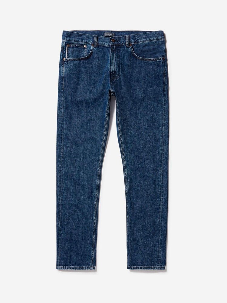 Oliver Sweeney Blue 100% Cotton 12oz Stone Washed Denim Jeans - Image 6 of 6
