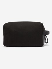 Oliver Sweeney Cotton Canvas/Leather Black Washbag - Image 2 of 5