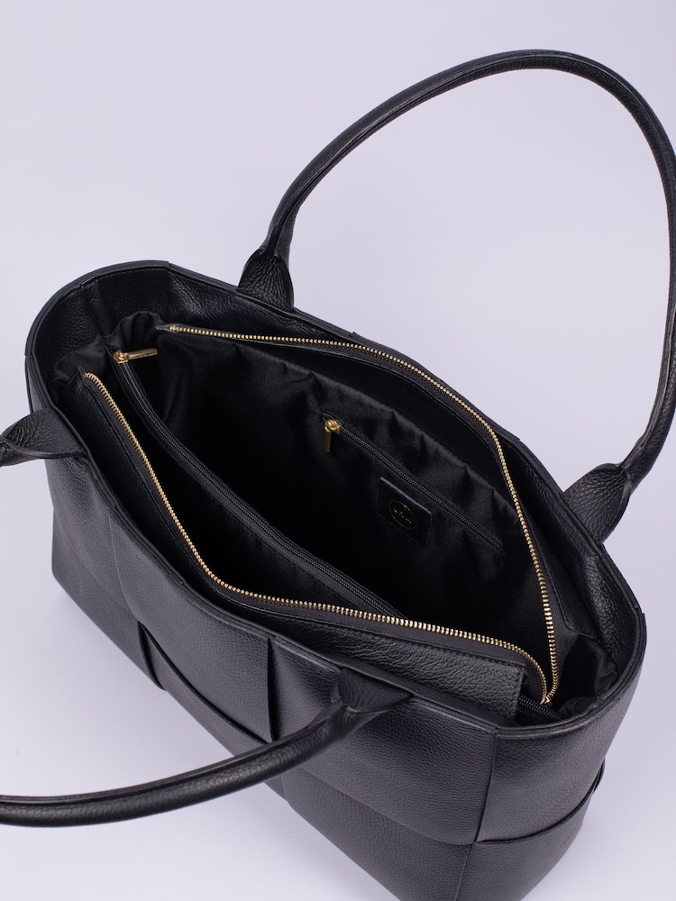 LRM Goods Personalised Leather Lettie Tote Bag - Image 5 of 5