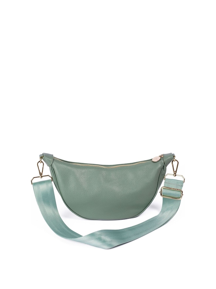LRM Goods Personalised Leather Fleur Hip Bag - Image 2 of 2