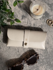 LRM Goods Personalised Leather Glasses Case - Image 1 of 5