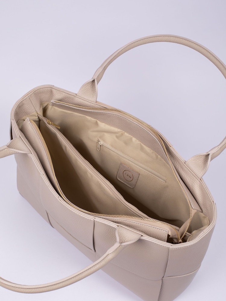 LRM Goods Personalised Leather Lettie Tote Bag - Image 5 of 5