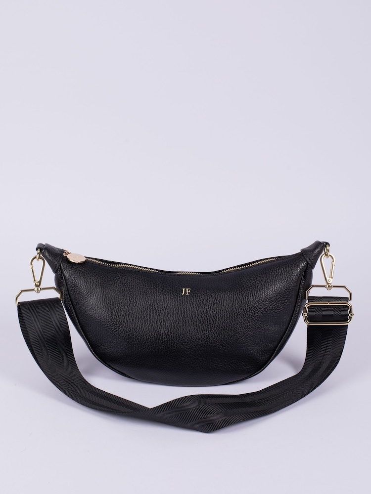 LRM Goods Personalised Leather Fleur Hip Bag - Image 2 of 4
