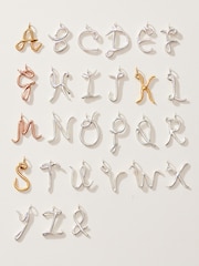 Posh Totty Designs Personalise Gold Tone Large initial Necklace - Image 4 of 5
