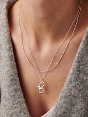 Posh Totty Designs Gold Tone Large Initial Necklace - Image 2 of 4