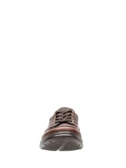 Коричневый - Стандартный фит (G) - Мокасины с краями Clarks Cotrell - Image 2 of 7