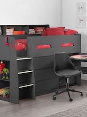 Julian Bowen Anthracite Jupiter Midsleeper Bed - Image 1 of 5