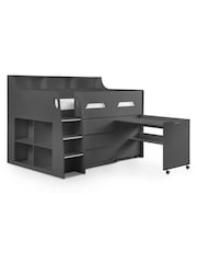 Julian Bowen Anthracite Jupiter Midsleeper Bed - Image 3 of 5