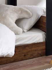 Julian Bowen Wood and Black Solomon Bunk Bed - Image 5 of 6