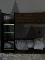 Julian Bowen Wood and Black Solomon Bunk Bed - Image 6 of 6