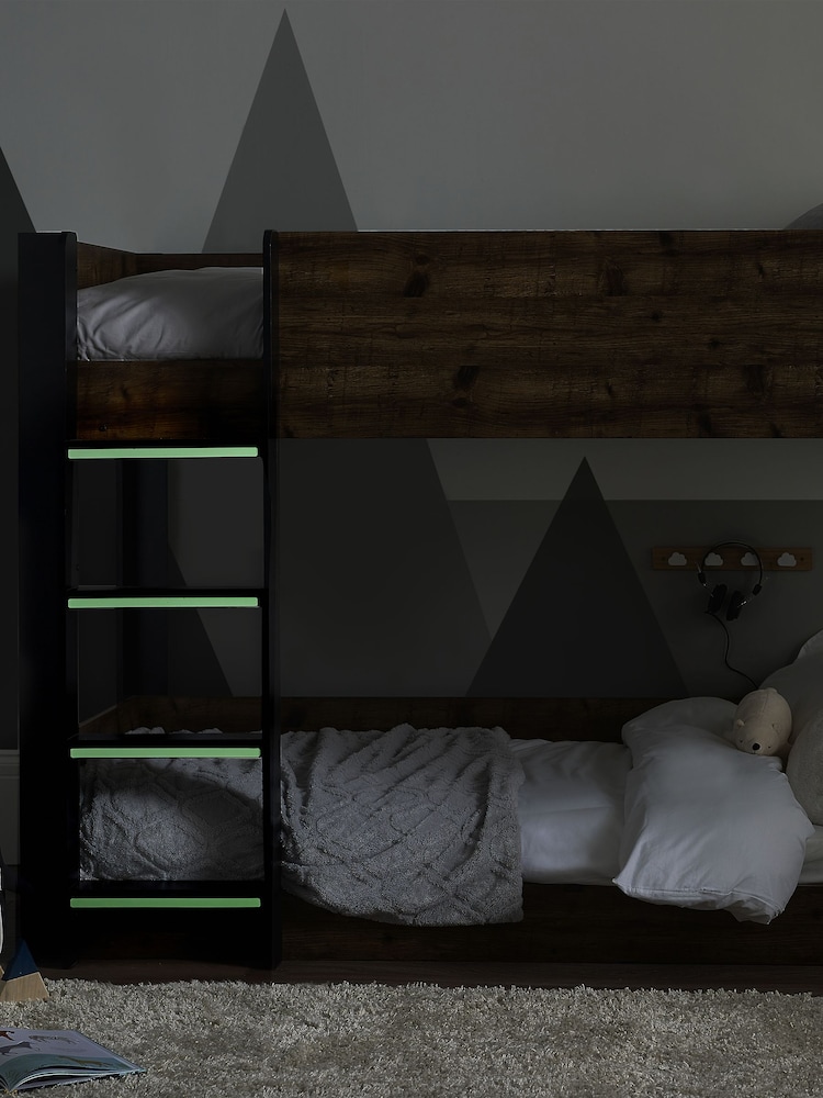 Julian Bowen Wood and Black Solomon Bunk Bed - Image 6 of 6