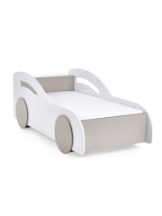Julian Bowen White and Taupe Atlantis Car Bed - Image 2 of 6
