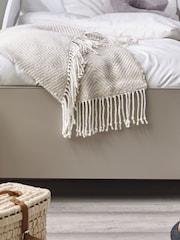 Julian Bowen White and Taupe Atlantis Car Bed - Image 4 of 6