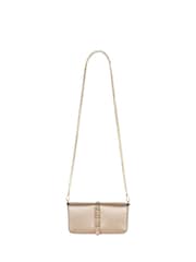 Valentino Bags Gold Medium Materia Flap Clutch Cross-Body Bag - Image 1 of 4