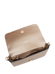 Valentino Bags Gold Medium Materia Flap Clutch Cross-Body Bag - Image 4 of 4
