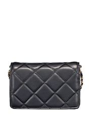 Valentino Bags Black Small Ocarina Quilted Flap Bag With Adjustable Cross-Body Strap - Image 3 of 7