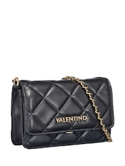 Valentino Bags Black Small Ocarina Quilted Flap Bag With Adjustable Cross-Body Strap - Image 4 of 7