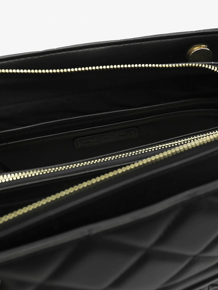 Valentino Bags Black ADA Quilted Shopper Bag - Image 6 of 6
