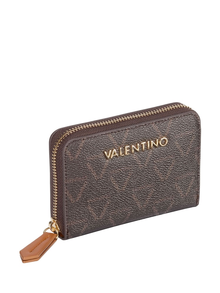 Valentino Bags Brown Lady Medium Re Zip Around Purse - Image 4 of 5