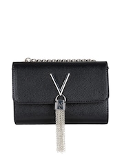 Valentino Bags Black Divina Small Cross-Body Clutch Bag - Image 1 of 4