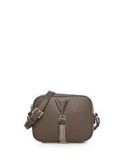 Valentino Bags Brown Divina Cross-Body Camera Bag - Image 1 of 3