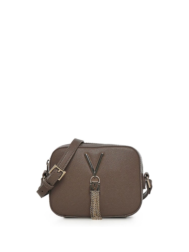 Valentino Bags Brown Divina Cross-Body Camera Bag - Image 1 of 3