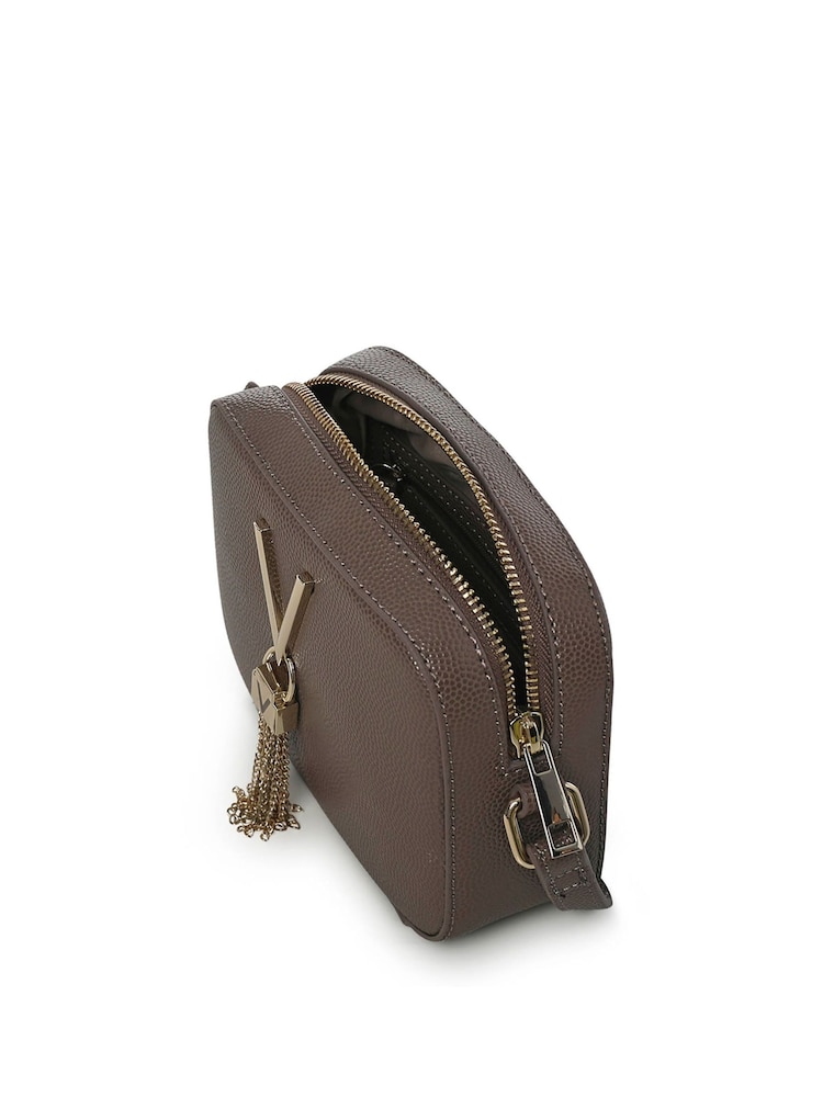 Valentino Bags Brown Divina Cross-Body Camera Bag - Image 3 of 3