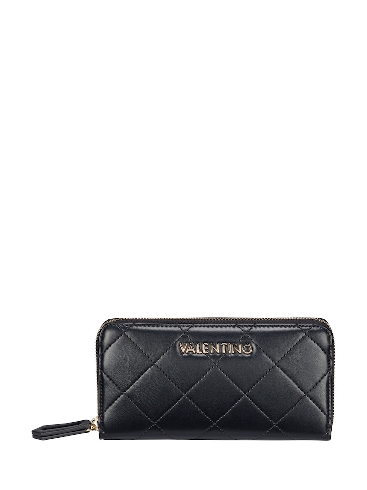 Valentino Bags Black Large Nur Zip Around Purse - Image 1 of 4