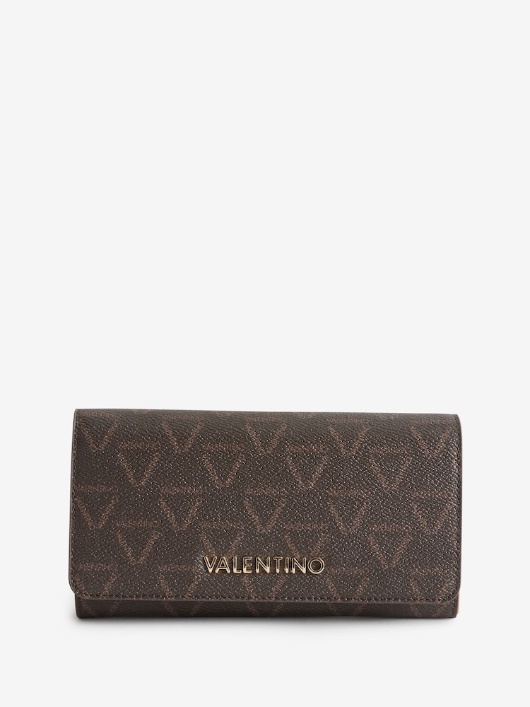 Valentino Bags Brown Lady Re Flap Over Purse - Image 1 of 5