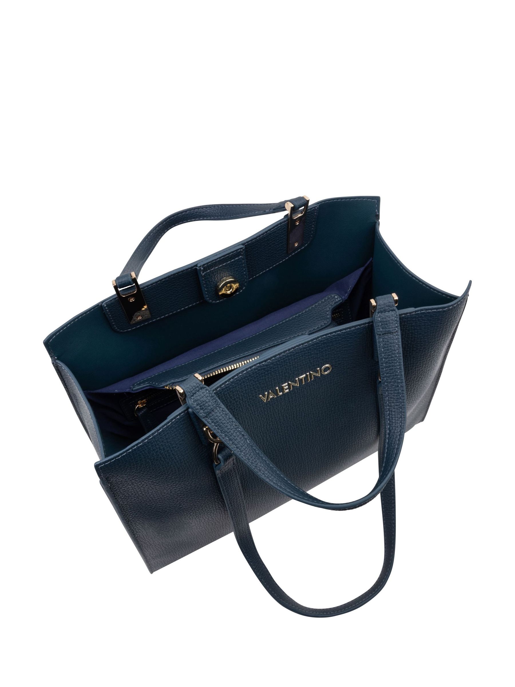 Valentino Bags Blue Stereo Re Shopper Bag