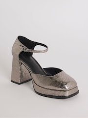 Simply Be Extra Wide Fit Platform Heeled Shoes - Image 2 of 3