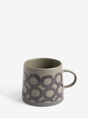 French Connection Sage Green Wax Resist Pattern Mug - Image 4 of 4