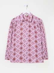 FatFace Ebby Heather Purple 100% Cotton Blouse - Image 9 of 9