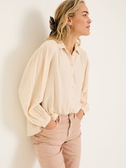 FatFace Ebby Rose Pink 100% Cotton Blouse - Image 2 of 5