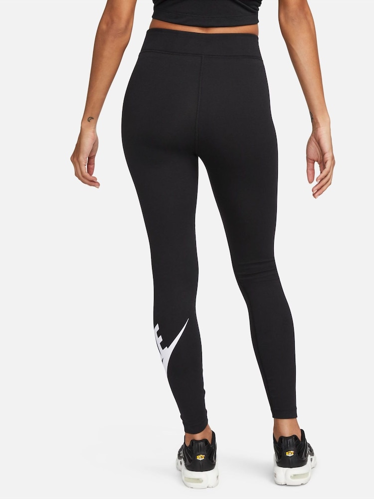 Nike Black Sportswear Classics HighWaisted Graphic Leggings - Image 2 of 5
