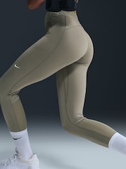 Nike Green Pro Mid Rise 7/8 Graphic Leggings - Image 7 of 7
