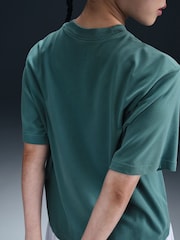 Nike Green DriFIT Tennis Graphic Short Sleeve T-Shirt - Image 4 of 5