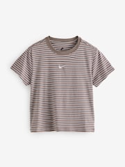 Neutral Brown Striped T-Shirt - Image 1 of 1