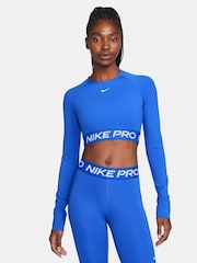 Укороченный трикотажный топ с длинными рукавами Nike DriFIT Pro - Изображение 1 из 5