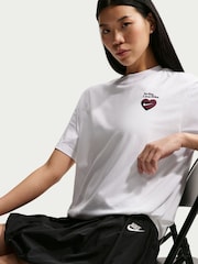Nike White Heart Boxy T-Shirt - Image 4 of 6
