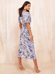 Friends Like These – Kurzarm-Midikleid mit Rüschchen - Bild 4 von 4