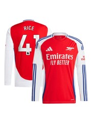 adidas Red Arsenal Home 2024-25 Long Sleeve Shirt - Image 1 of 3