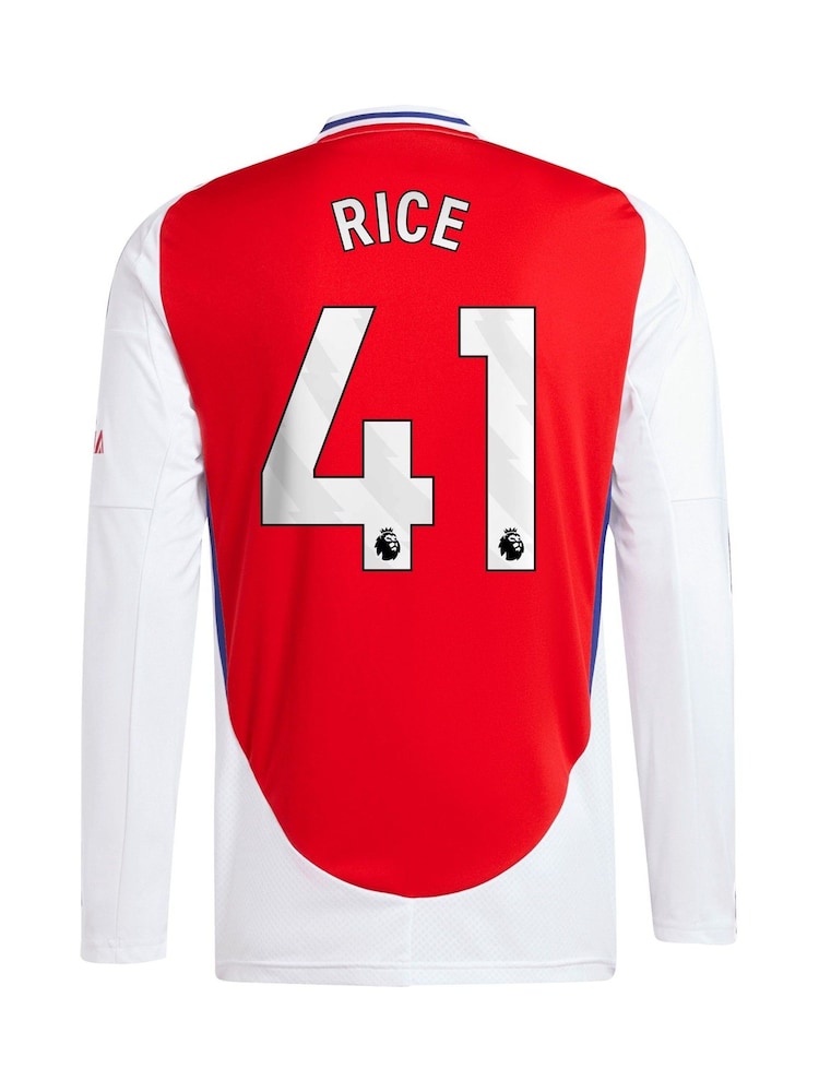 adidas Red Arsenal Home 2024-25 Long Sleeve Shirt - Image 3 of 3